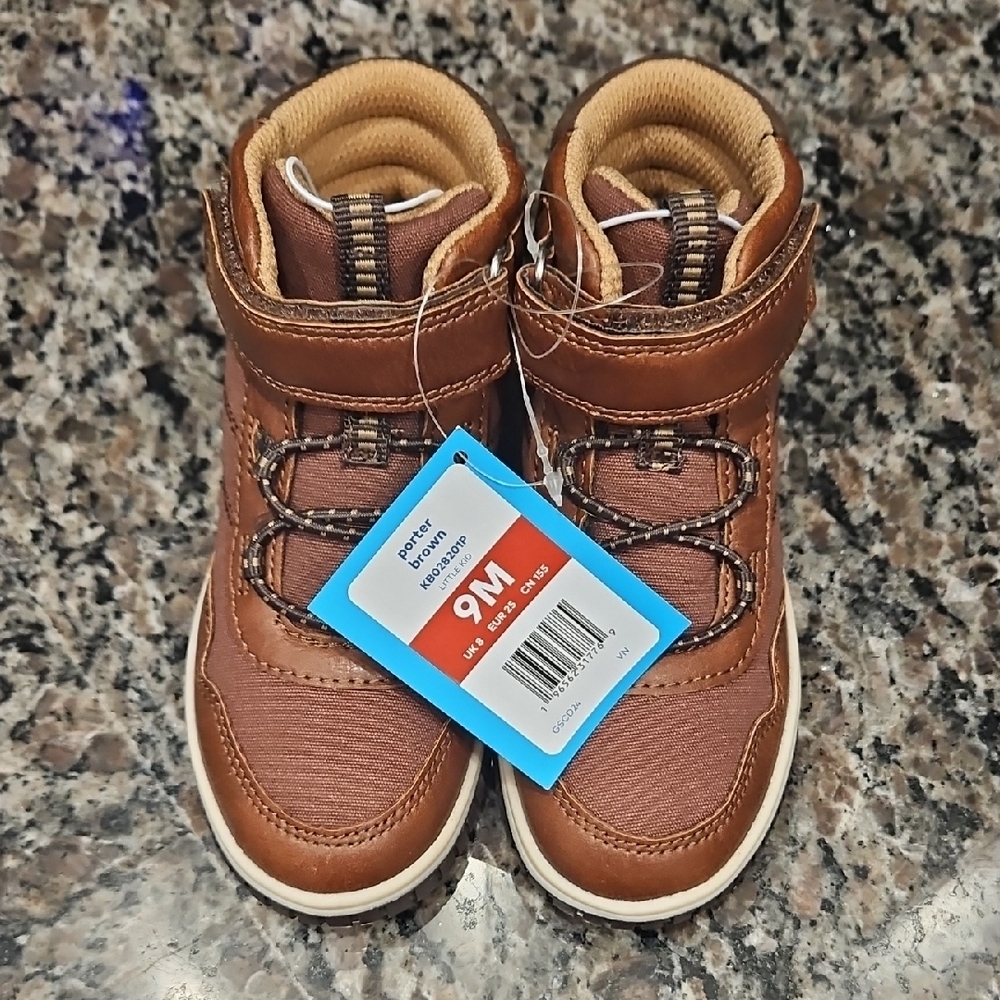 Rich Brown Leather Lace-Up Boots with Moccasin Stitching